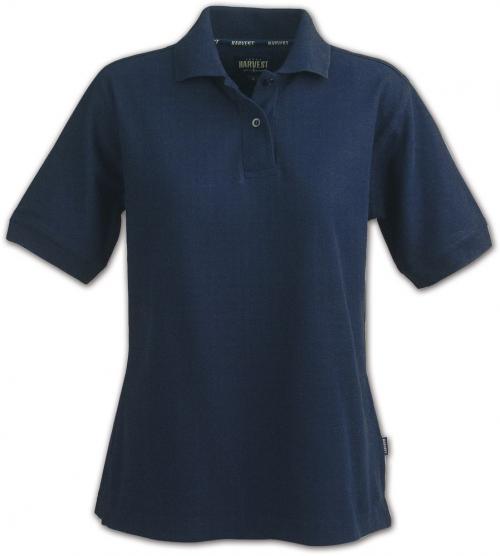 Рубашка поло женская Semora, темно-синяя, размер XL