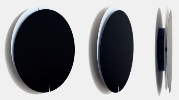 Часы настенные Melancholia Clock, черные