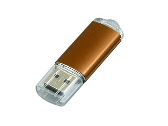 USB 2.0- флешка на 64 Гб с прозрачным колпачком