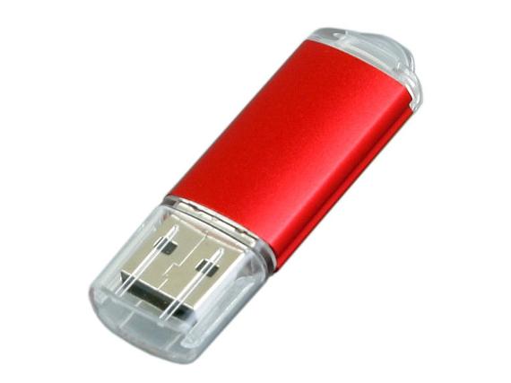 USB 2.0- флешка на 64 Гб с прозрачным колпачком