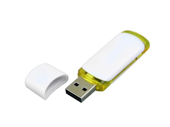 USB 2.0- флешка на 4 Гб с цветными вставками