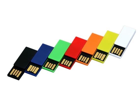 USB 2.0- флешка промо на 64 Гб в виде скрепки