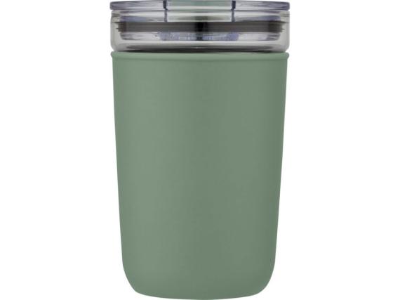 Стеклянная кружка «Bello» с внешней стенкой из переработанного пластика