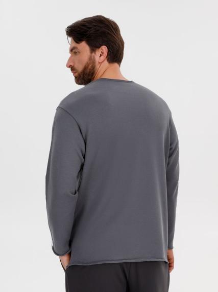 Лонгслив унисекс Siluetti Fuori, серый, размер L/XL