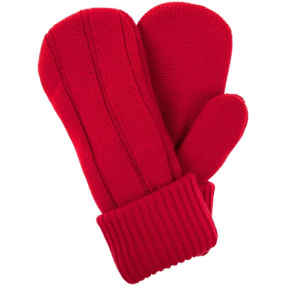 Варежки Knit Beat, красные, размер S/M