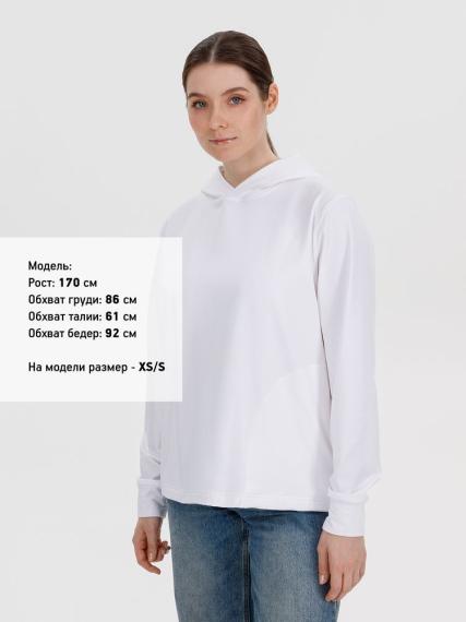 Худи унисекс Morfiss, белое, размер XL/XXL