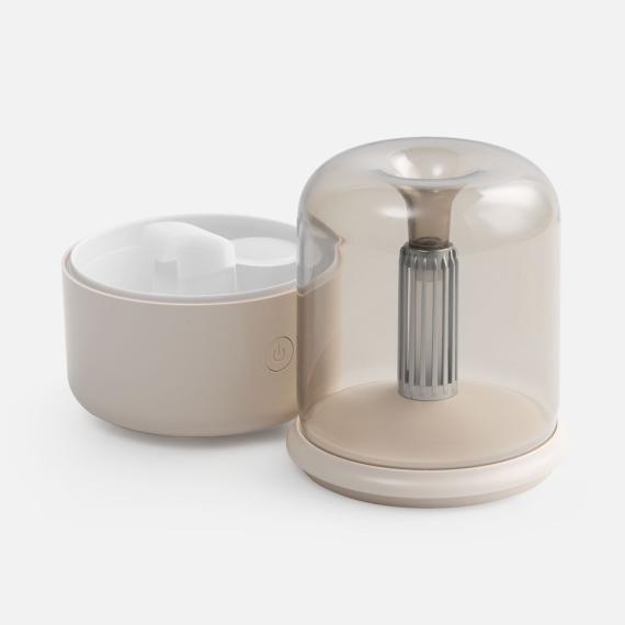 Увлажнитель-ароматизатор с подсветкой mistFlicker, молочно-белый