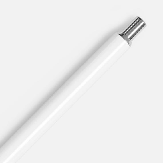 Ручка шариковая Slim Beam, белая
