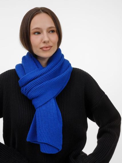 Шарф Nobilis Mono, ярко-синий