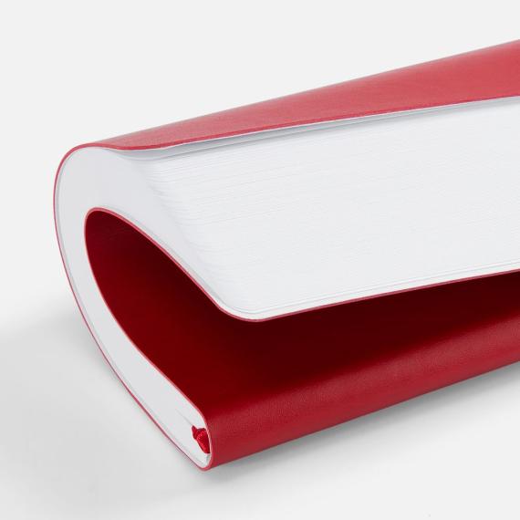 Ежедневник Waltz, недатированный, красный