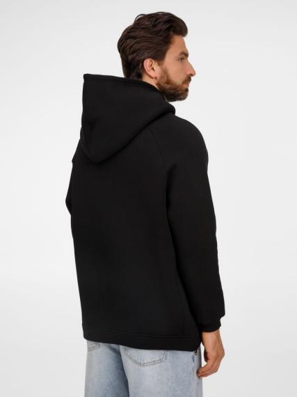 Худи унисекс оверсайз Easy Street, черное, размер XL/XXL