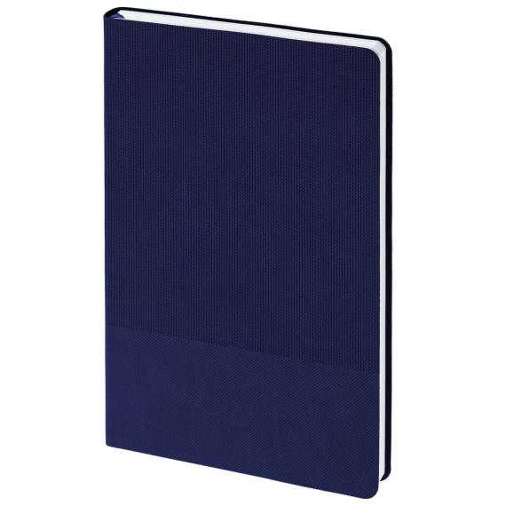 Ежедневник Knit, недатированный, темно-синий