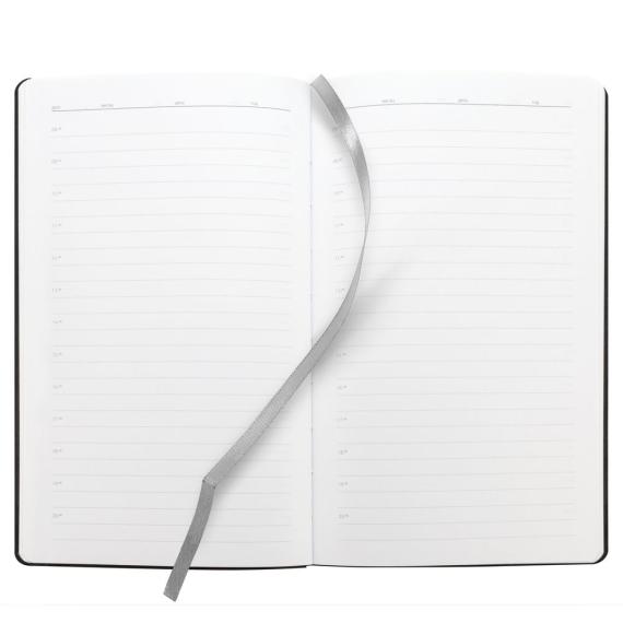 Ежедневник Knit, недатированный, темно-серый