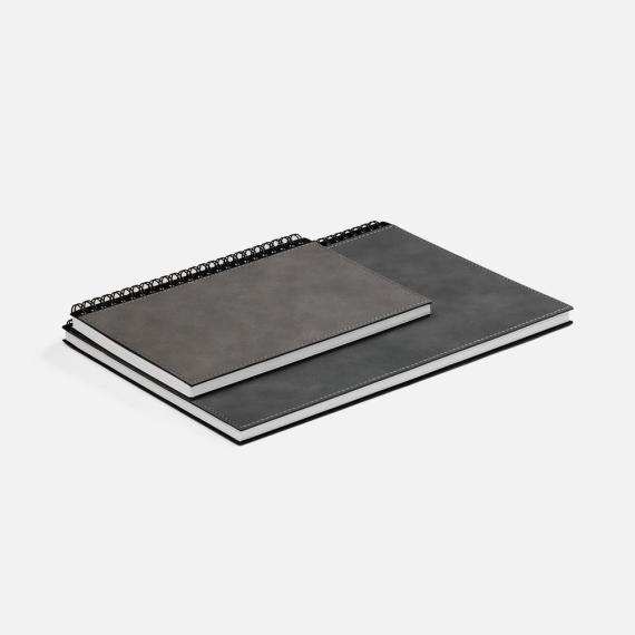Ежедневник Notera Maxi, недатированный, серый