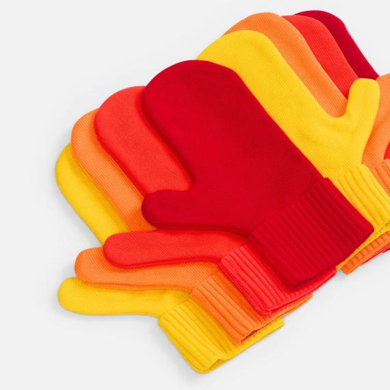 Варежки Yong, оранжевые, размер L/XL