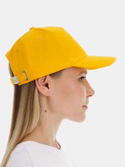 Бейсболка Long Beach, желтая
