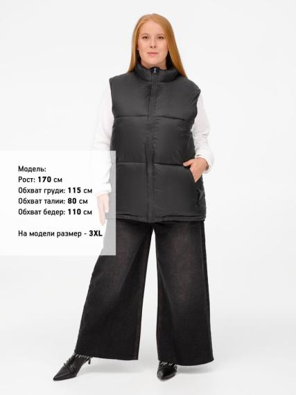 Жилет двусторонний V2, черный, размер 3XL/4XL