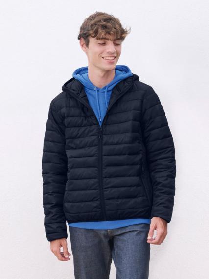 Куртка с капюшоном мужская Stream Men, темно-синяя, размер S