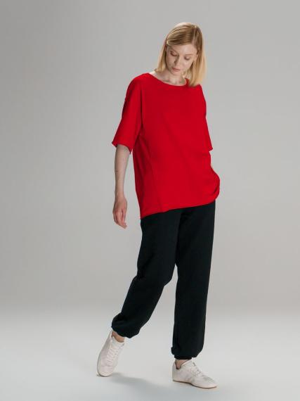 Футболка оверсайз унисекс Vozduh, красная, размер M/L