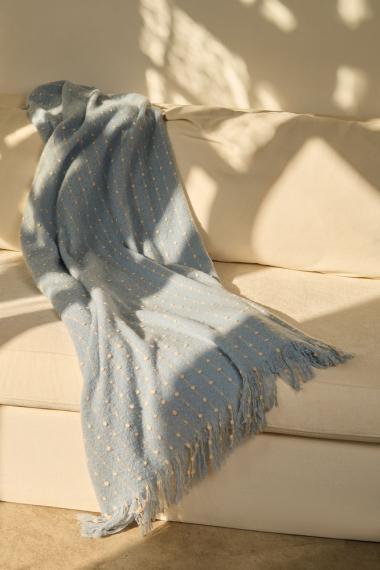 Плед Laforet, голубой