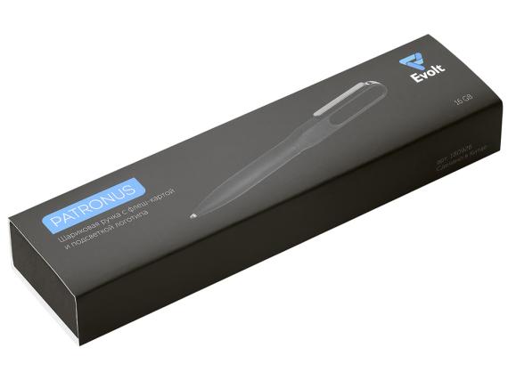 Ручка шариковая металлическая «Patronus» с флеш-картой на 16 Гб