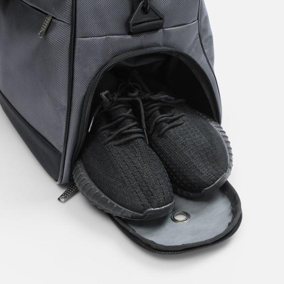 Спортивная сумка Atlantes, серая с черным