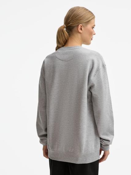 Свитшот унисекс Columbia, серый меланж, размер L