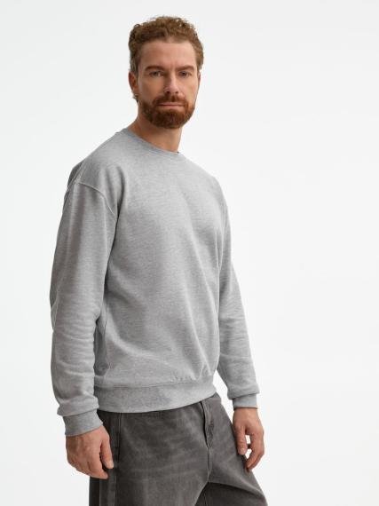 Свитшот унисекс Columbia, серый меланж, размер L