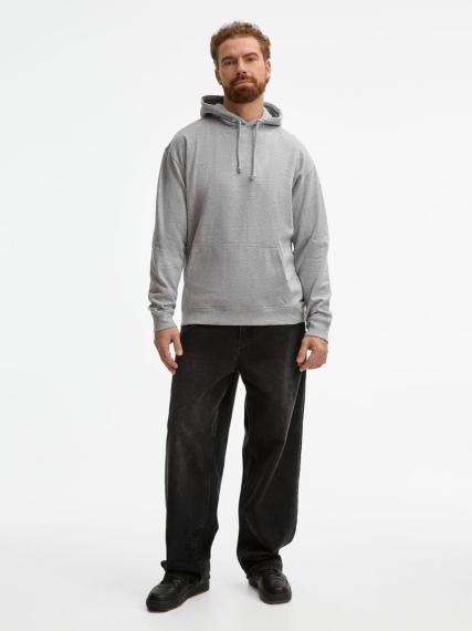 Худи унисекс Condor, серый меланж, размер 5XL