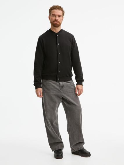 Бомбер унисекс Nuppu, черный, размер M