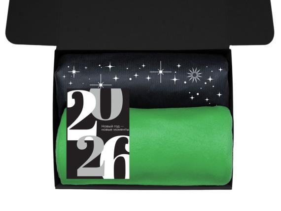 Подарочный набор «Re:Moments» с пледом, френчпрессом и медом