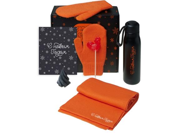 Подарочный набор «Re:Air» с варежками, шарфом и термосом