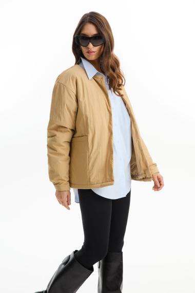 Куртка унисекс Veter, бежевая, размер XS/S