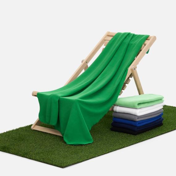 Флисовый плед Warm&Peace, зеленый