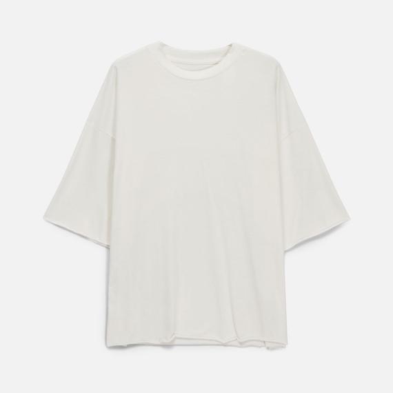 Футболка унисекс T1, молочно-белая, размер M/L