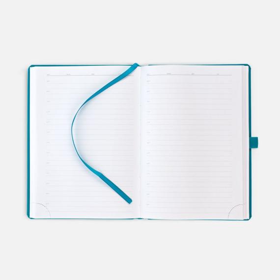 Ежедневник Favor Gold, недатированный, бирюзовый