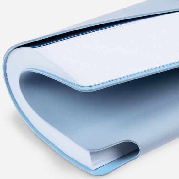 Ежедневник Flexpen Shall, недатированный, голубой