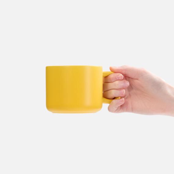 Чашка Jumbo в коробке матовая, желтая