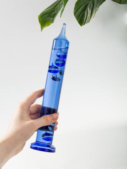 Термометр стеклянный «Галилео», голубой