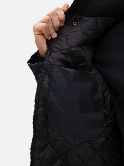 Куртка на стеганой подкладке Robyn темно-синяя, размер 3XL