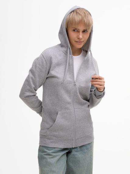 Толстовка унисекс Stone серый меланж, размер XL