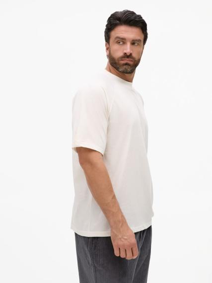 Футболка унисекс T2, молочно-белая, размер M/L