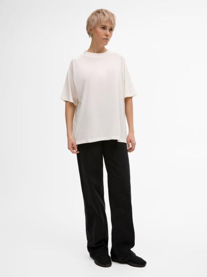 Футболка унисекс T2, молочно-белая, размер M/L