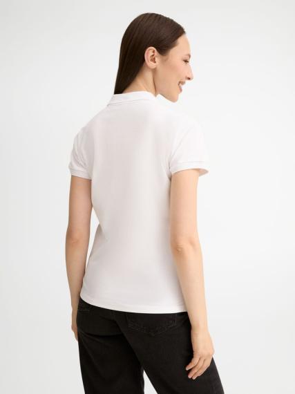 Рубашка поло женская People 210 белая, размер L