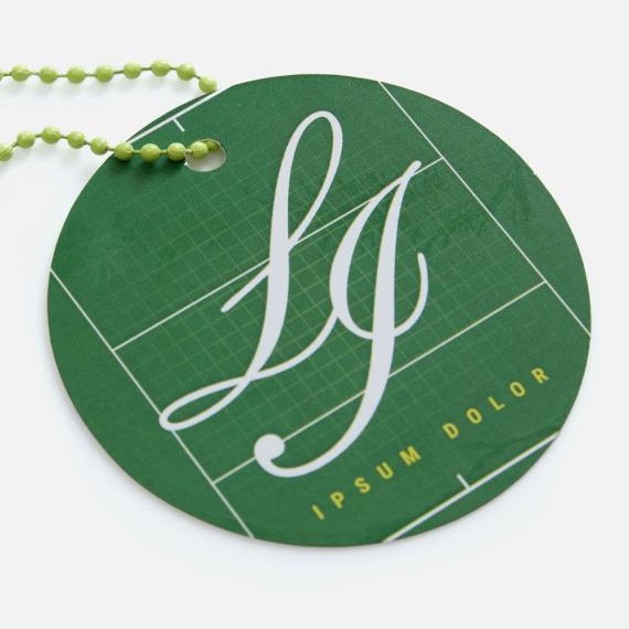 Этикетка картонная на заказ Carta, S