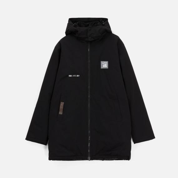 Куртка-парка унисекс Sfera, черная, размер L