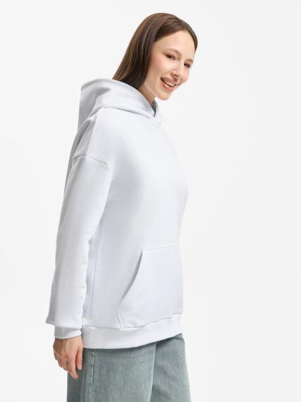 Худи унисекс оверсайз Daylero, белое, размер XS/S