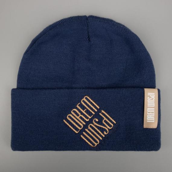 Шапка Urban Flow, темно-синий меланж