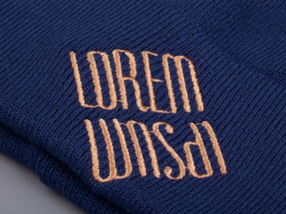 Шапка Urban Flow, темно-синий меланж