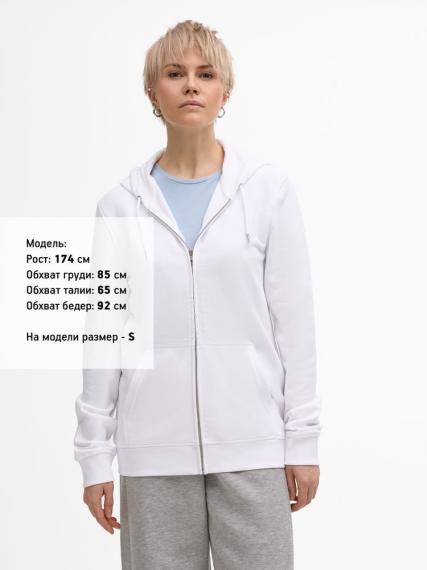 Толстовка унисекс Calipso, белая, размер S